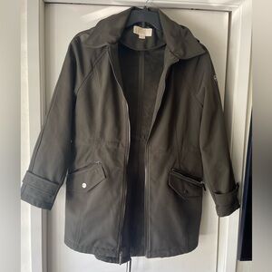 MICHAEL Michael Kors Green Rain/Utility Jacket Forest/Olive Green